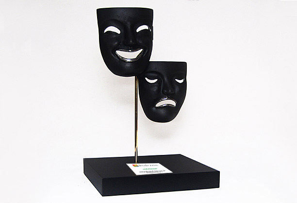 Troféu Máscaras de Teatro pintadas